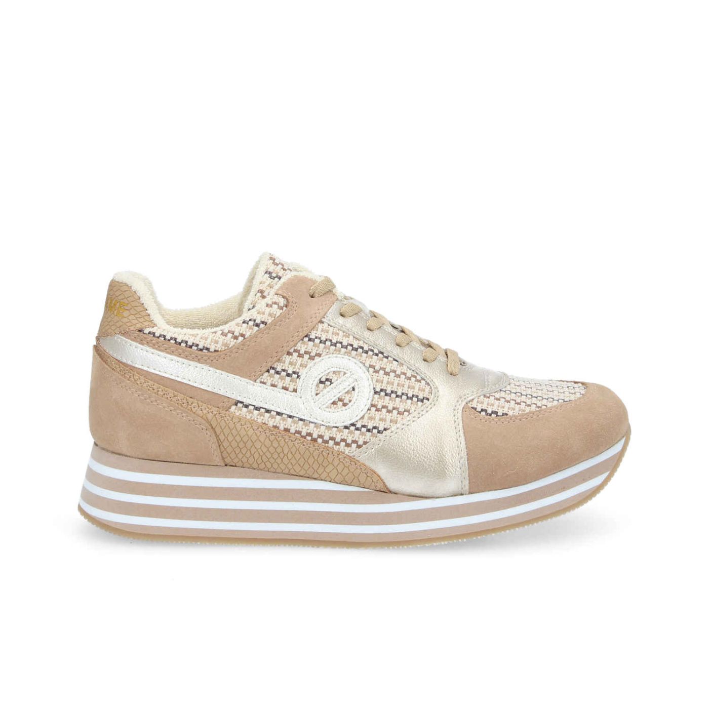 PARKO JOGGER W - GRASS/SDE/NACRE - NOISETTE/NUDE/GOLD